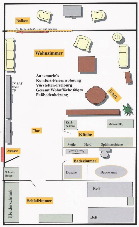 Annes Ferienwohnung Freiburg Vorstetten Ngoại thất bức ảnh